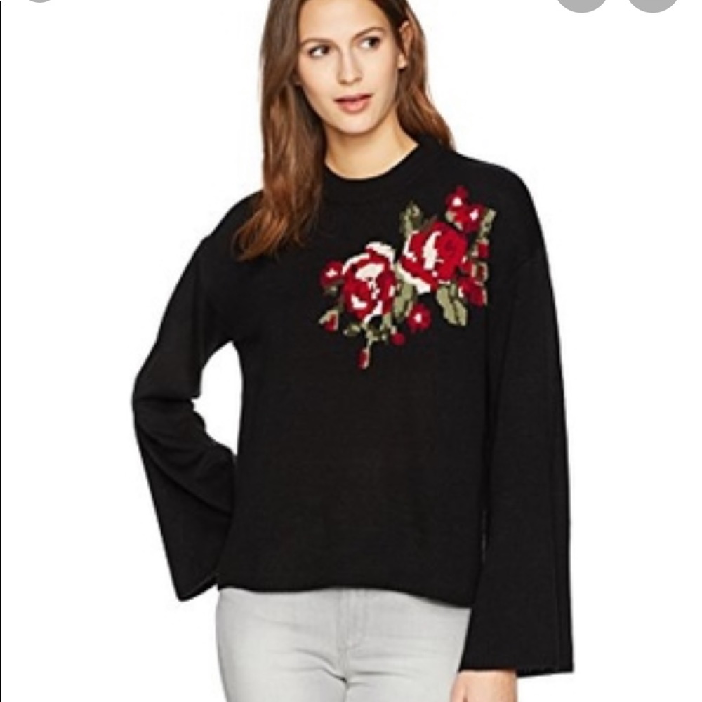 Cupcakes and Cashmere Starla Bell Sleeve Sweater